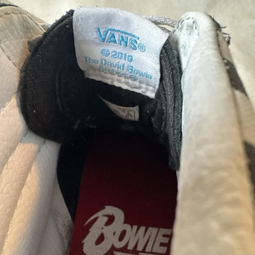 Vans Sk8-Hi Shoes Mens Size 9 Womens 10.5 David Bowie Checkerboard 2019